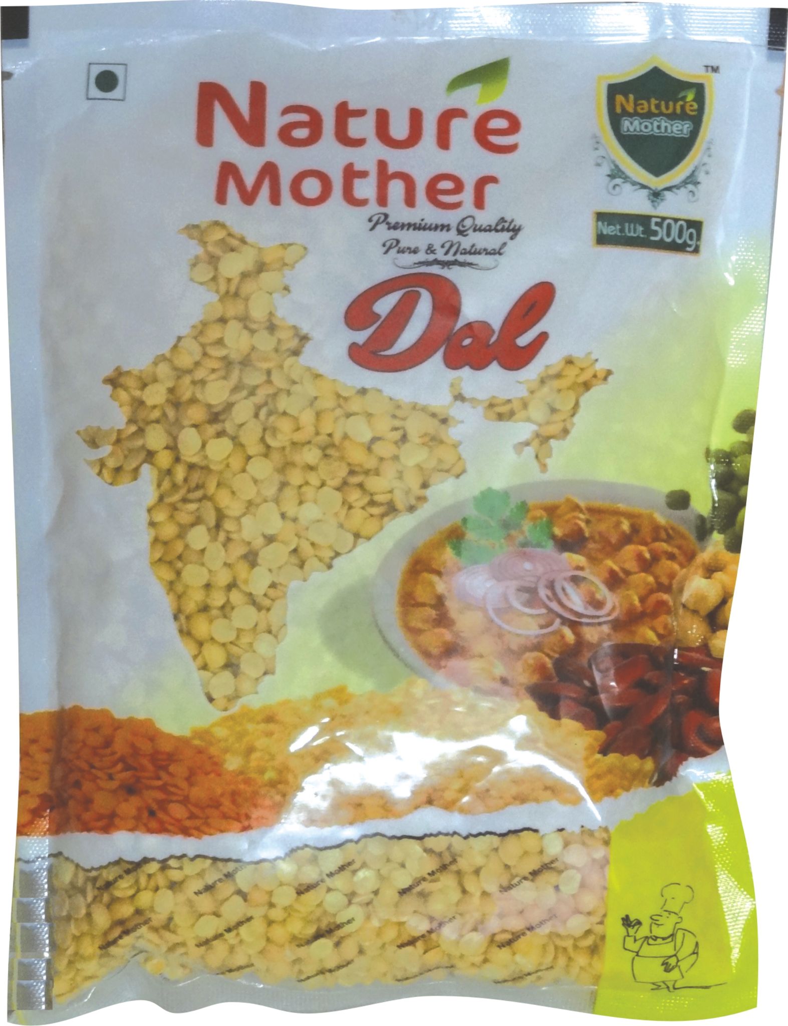 Nature Mother Tuhar Dal 500 gm (Unpolished)