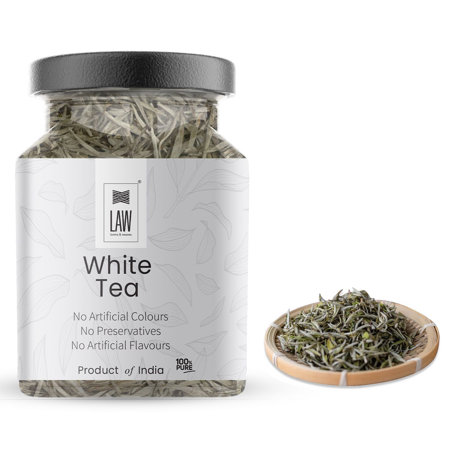 White Tea leaves – 50 gm (Rich in Anti-oxidants & Helps in Weight Loss)