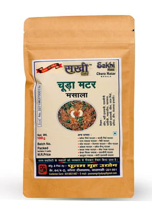 Sakhi Pure Chura Matar Masala 100g x (Pack of 3)