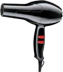 SavvyBucket||Professional hair Dryer for Men and Women with 2 Speed and 2 Heat Setting, 1 Concentrator Nozzle and Hanging Loop(1500 WATT)||Black