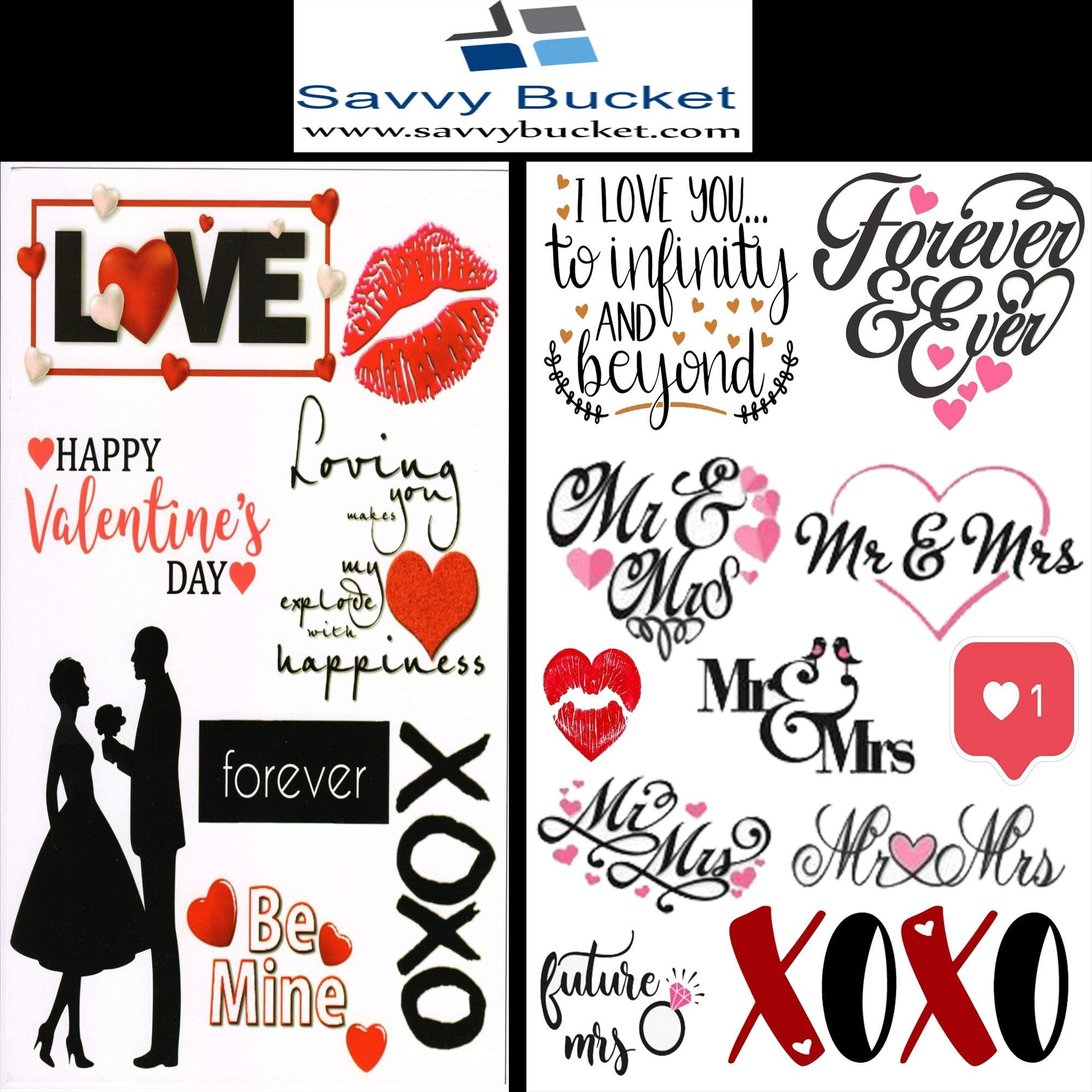 SavvyBucket||Tags Sheets for Love Element||300 GSM Multi-Coloured||Pack of 20(20X1)(1 Sheets per Design) (Size:A4)