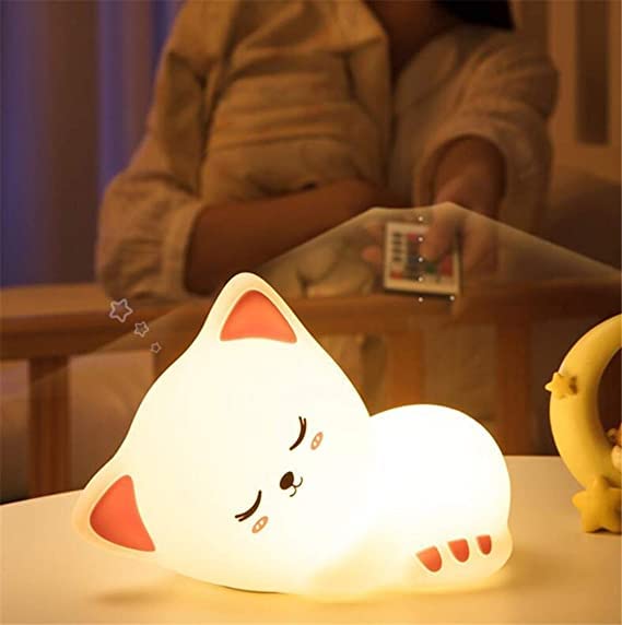 SILICONE ( SLEEPING CAT ) LAMP