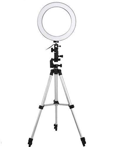 SavvyBucket Professional LED Ring Light with 3110 Tripod Stand, 3 Colour Modes Dimmable Lighting for YouTube, Photo-shoot (Multicolour)