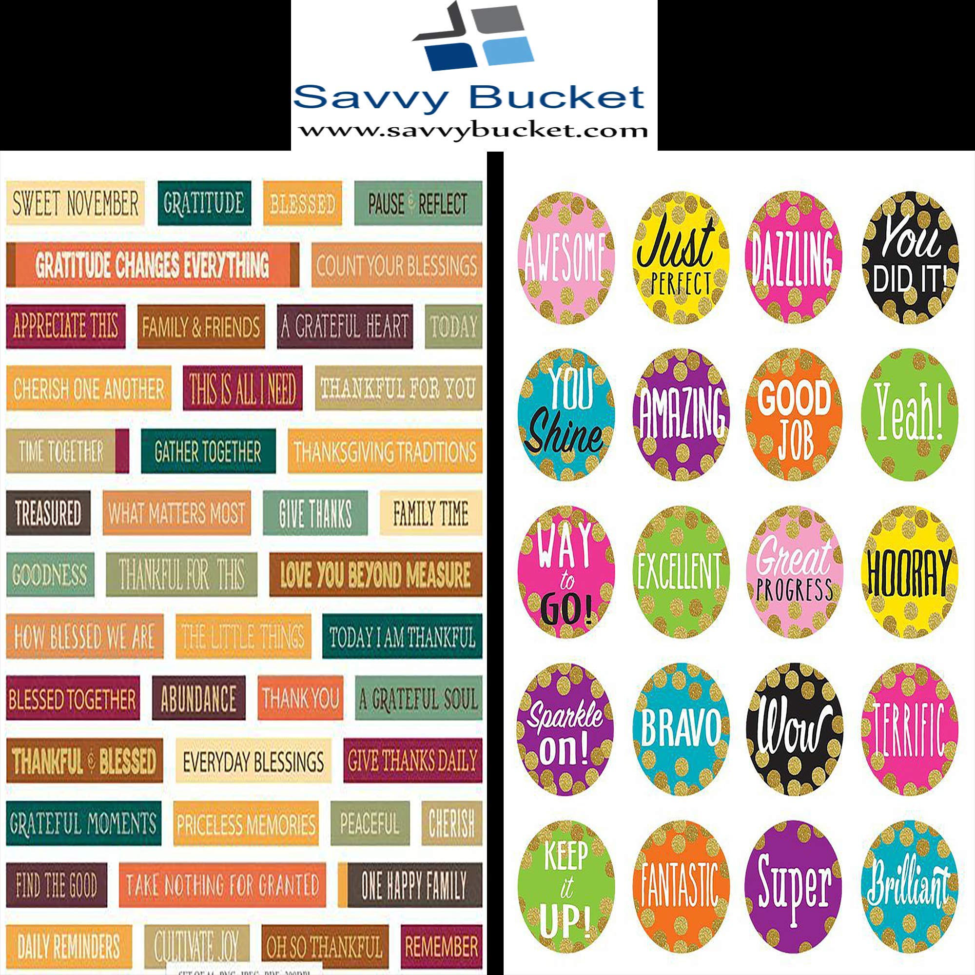 SavvyBucket||Tags Sheets for Mix Element for crafting||300 GSM Multi-Coloured||Pack of 20(20X1(1 Sheets per Design)