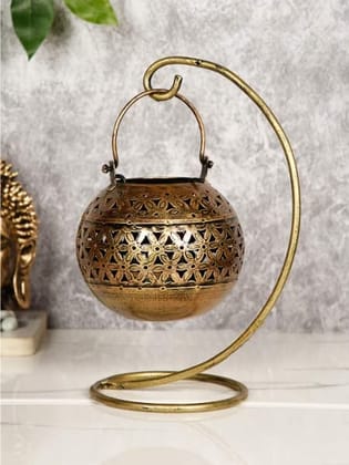 H2H Iron Tealight Candle Holder - Home Decor Items for Living Room