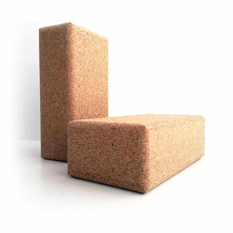 Enable Nature Natural Cork Yoga Block Set of 2