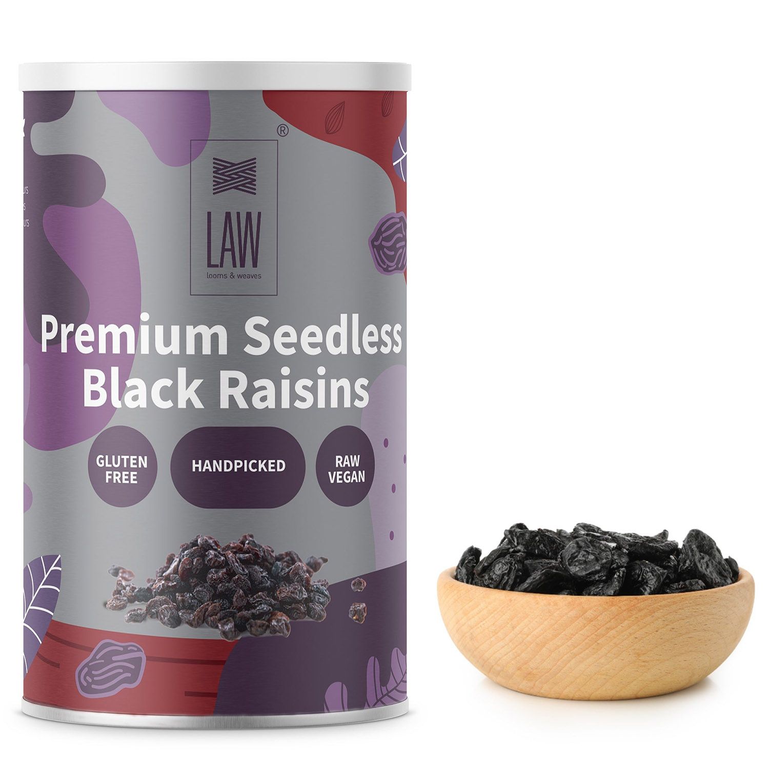 Premium Seedless Black Raisins