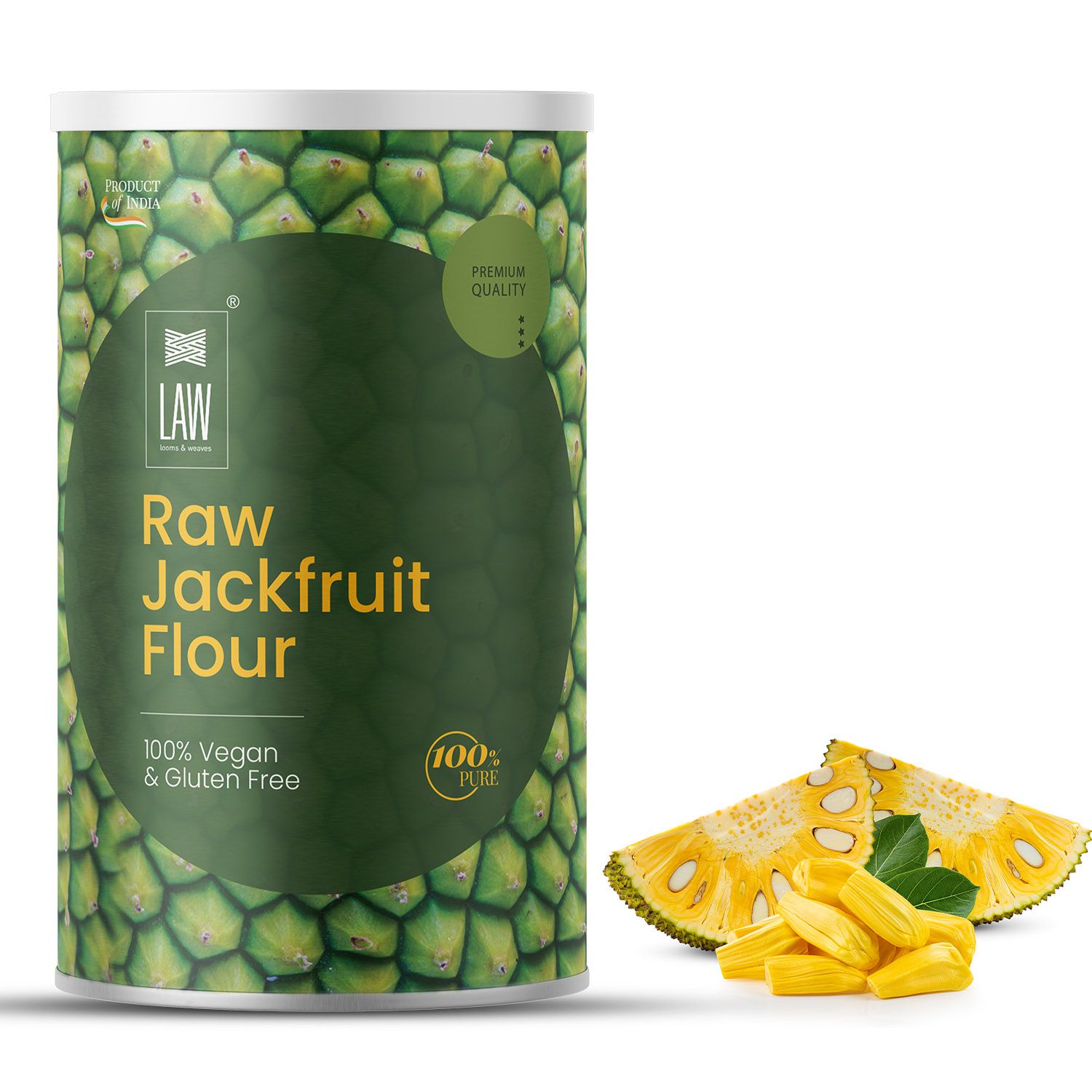 Raw Jack Fruit Flour/Green Jack Fruit Powder (Gluten free, Low-Glycemic, Paleo & Vegan)