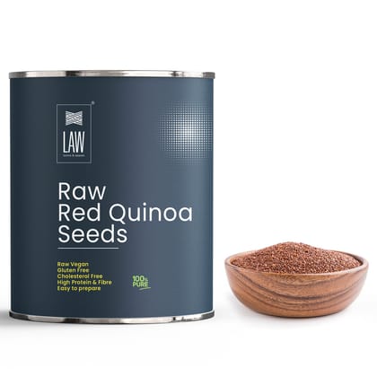 RAW UNROASTED RED QUINOA SEEDS with High Fibre and Protein. Enriched with Anti-oxidants & Gluten free