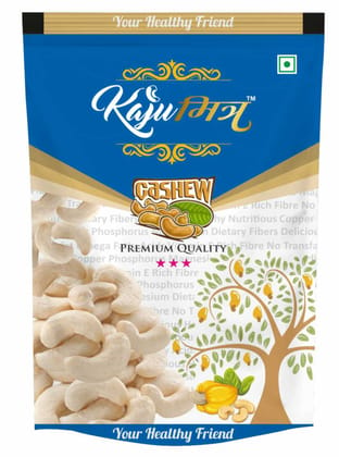 Cashew by kajumitra 3 Star Premium Quality Kaju (Grade: W320) 200Gm