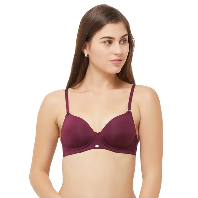 Buy Soie Full Coverage Cross Over Non Padded Non Wired Bra (Pack