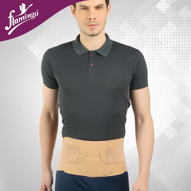 Flamingo Lumbar Sacro Belt (M) (Beige)