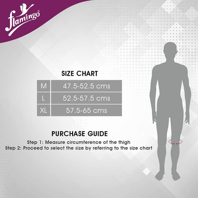 Flamingo Varicose Vein Stockings - Large : : Health