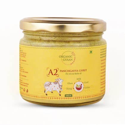 Organic Gyaan Panchgavya Ghrit - Pure Desi Ghee 250ml