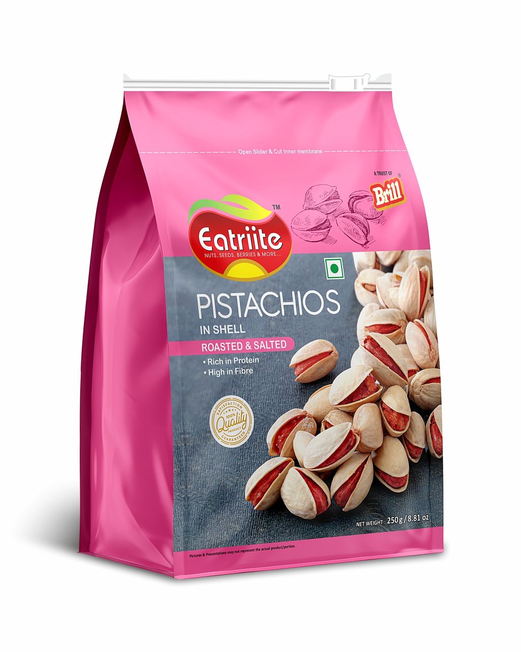 Eatriite Roasted & Salted Pistachios (250 g)