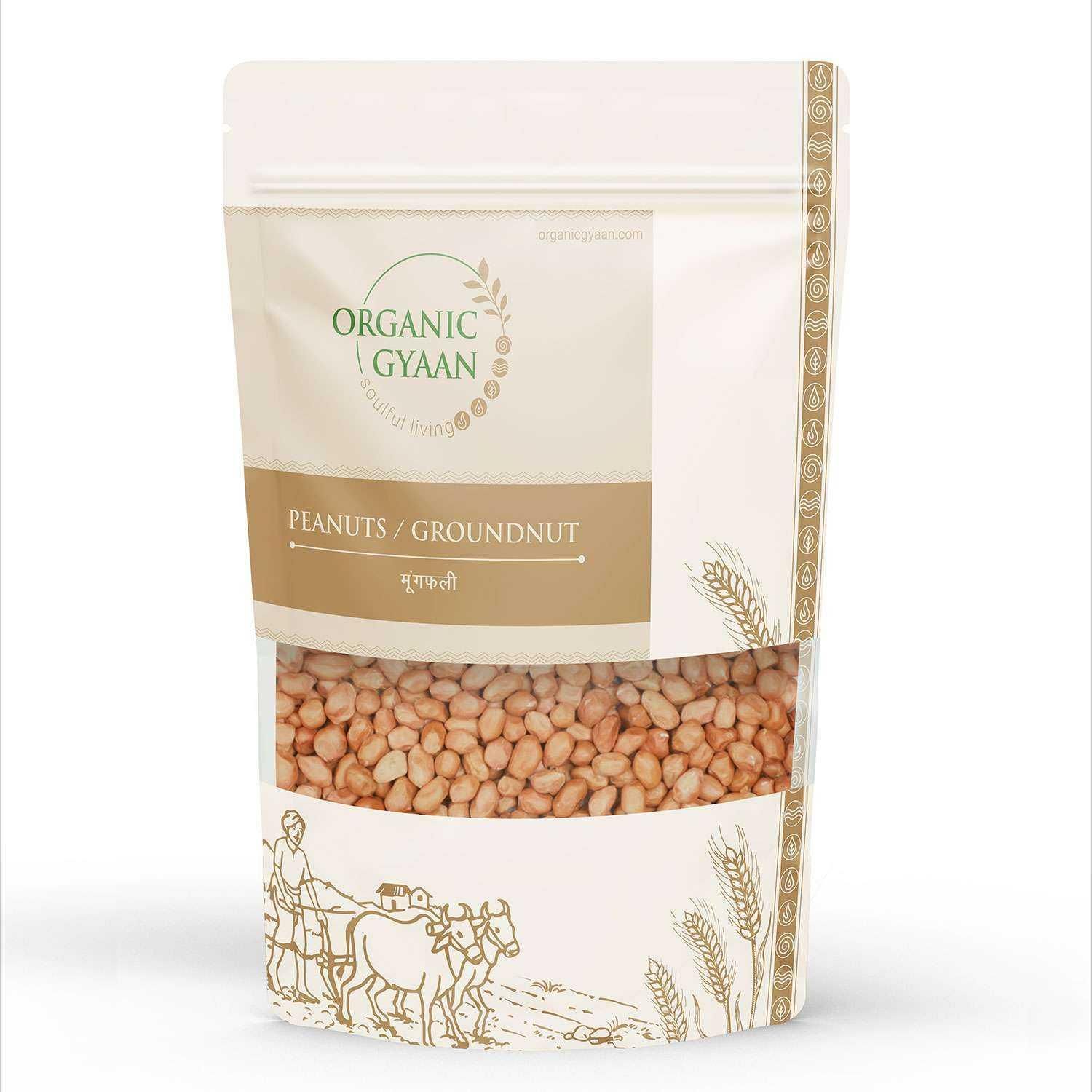 Organic Gyaan Peanuts/Groundnut 450gm