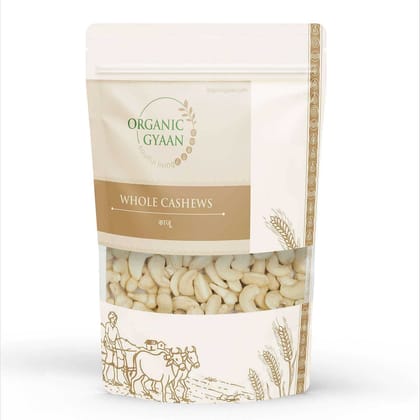 Organic Gyaan Organic Whole Cashews (Kaju) 250g