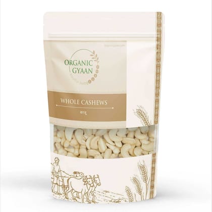 Organic Gyaan Organic Whole Cashews (Kaju) 100g
