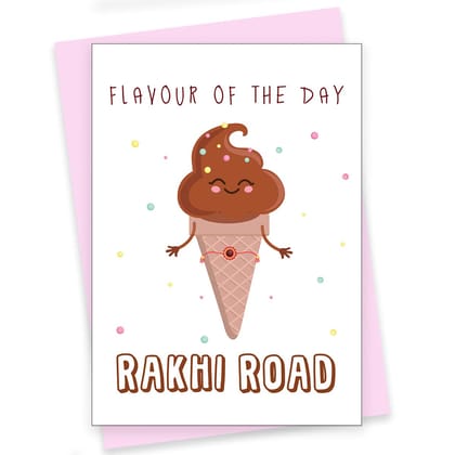 Rack Jack Rakshabandhan funny greeting card - Rakhi Road
