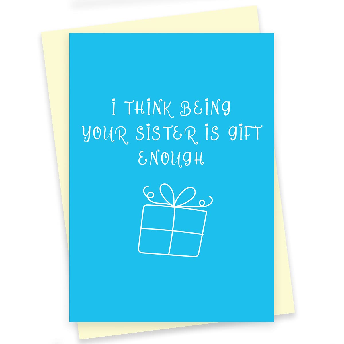 Rack Jack Rakshabandhan Funny Greeting Card - Being Your Sister is Gift Enough