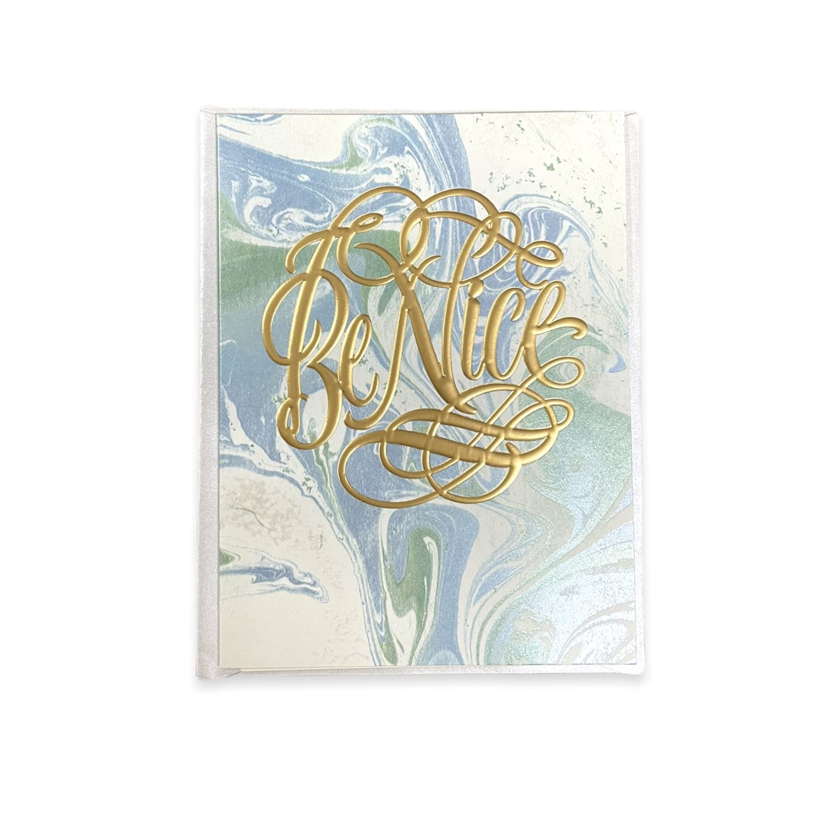 Rack Jack Thank You Greeting Card with Gold Foiling - Yellow