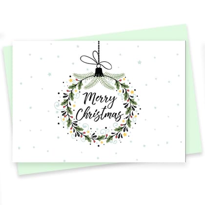 Rack Jack Funny Christmas Xmas Greeting Card for Secret Santa Gifts New Year Friends Family Colleagues with Pastel Envelope - Merry Christmas - Stars