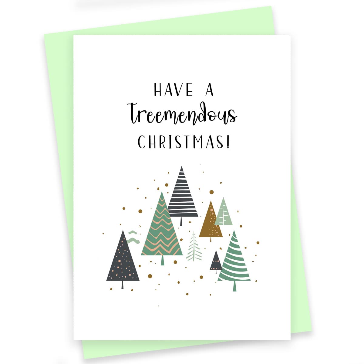 Rack Jack Funny Christmas Greeting Card - Treemendous Christmas