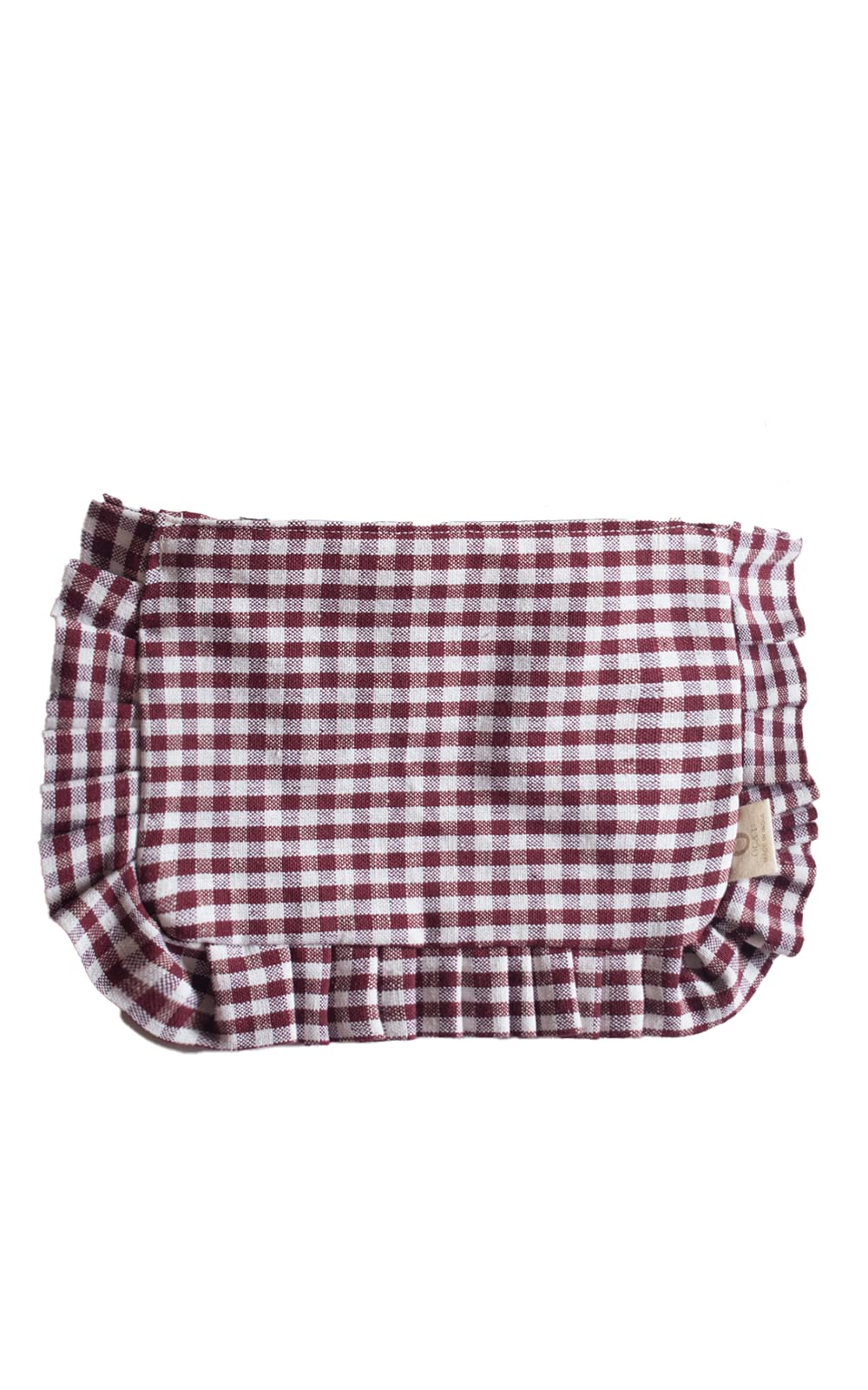 Ocau Cotton Checked Make Up Pouch Set of 2