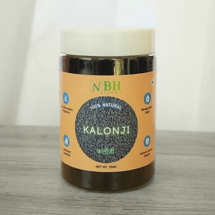 NBH Farms Kalonji / Black Cumin / Nigella Seeds 250g