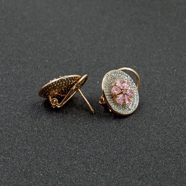 Yellow Gold and Diamond Stud Earrings for Women Online Jewellery Shopping  India | Dishis Designer Jewellery