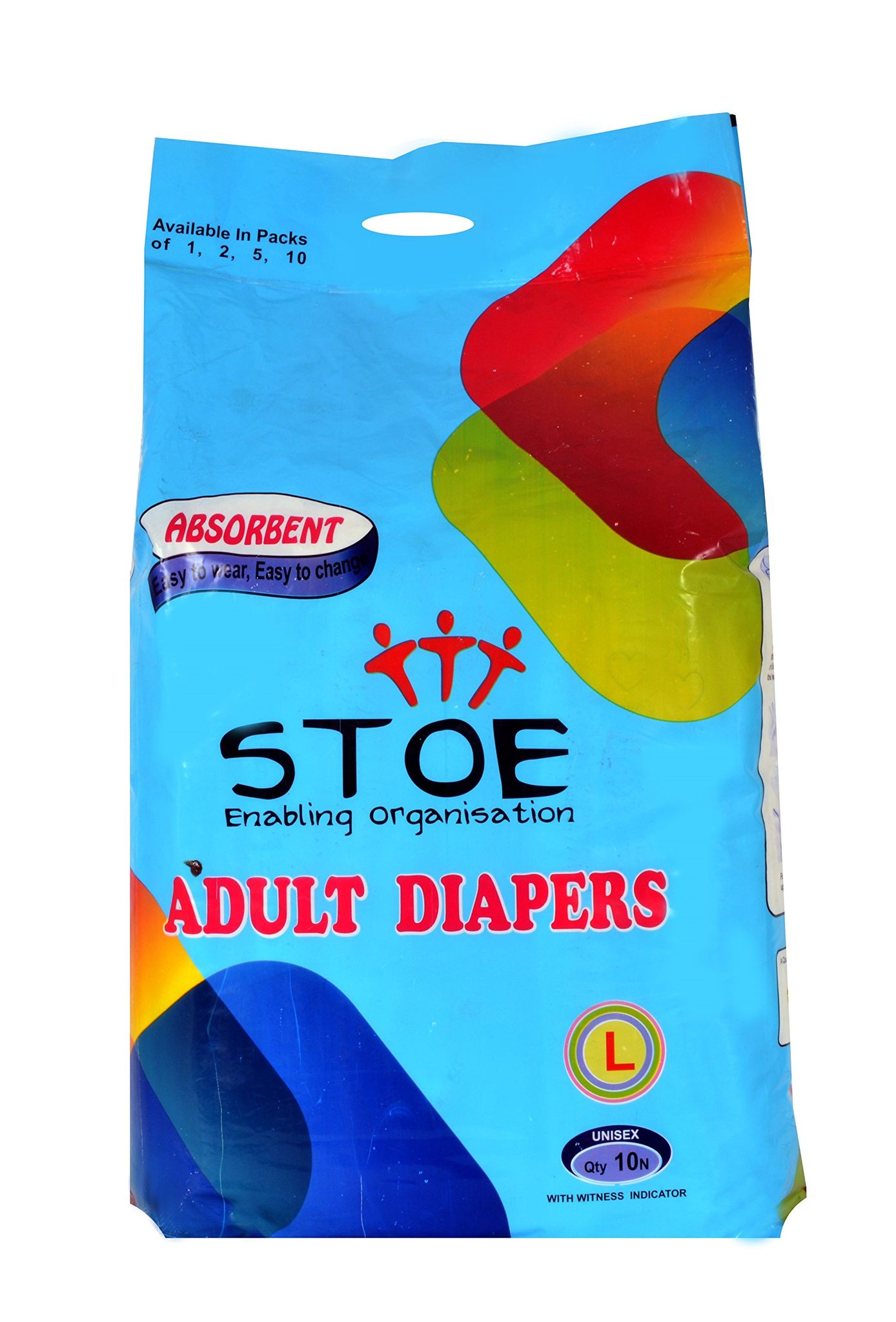 stoe Adult Diapers (Large) - 10 Pcs