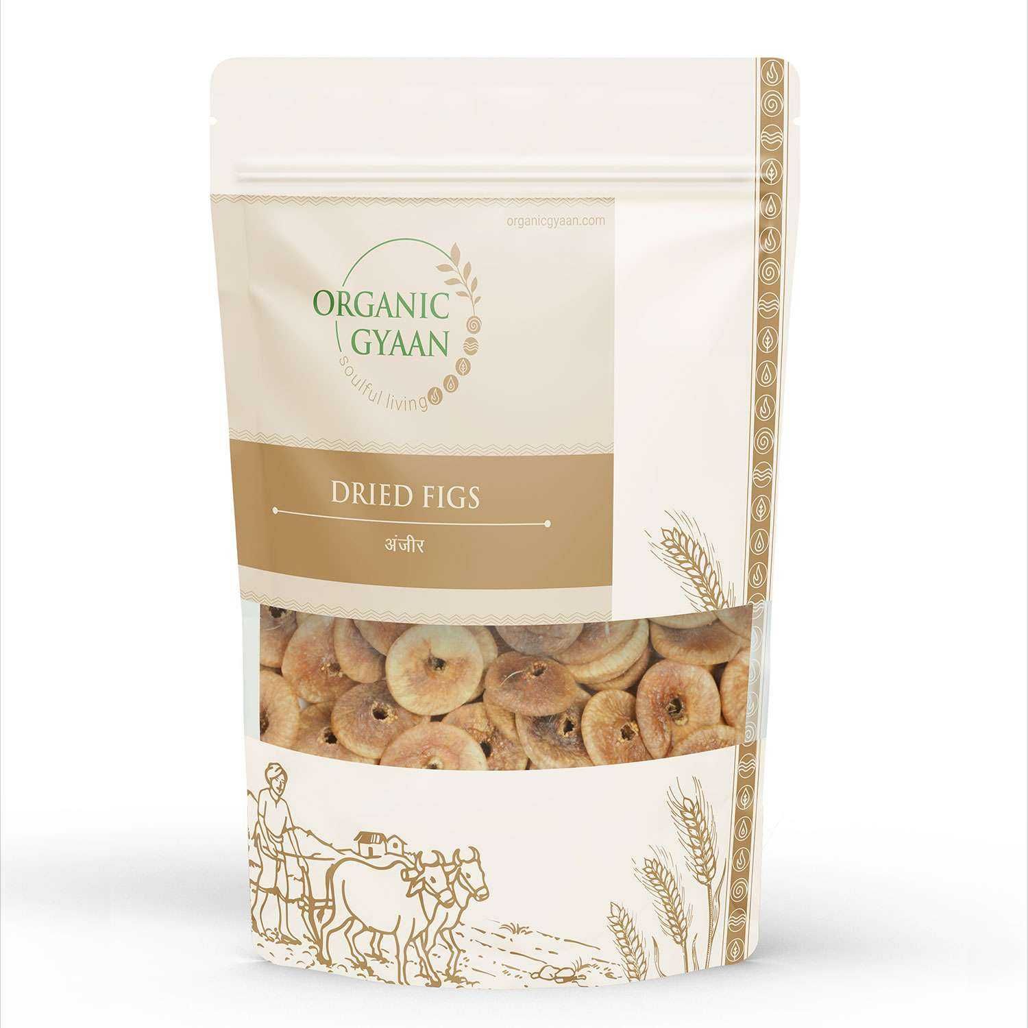 Organic Gyaan Dried Anjeer / Dried Figs 450g