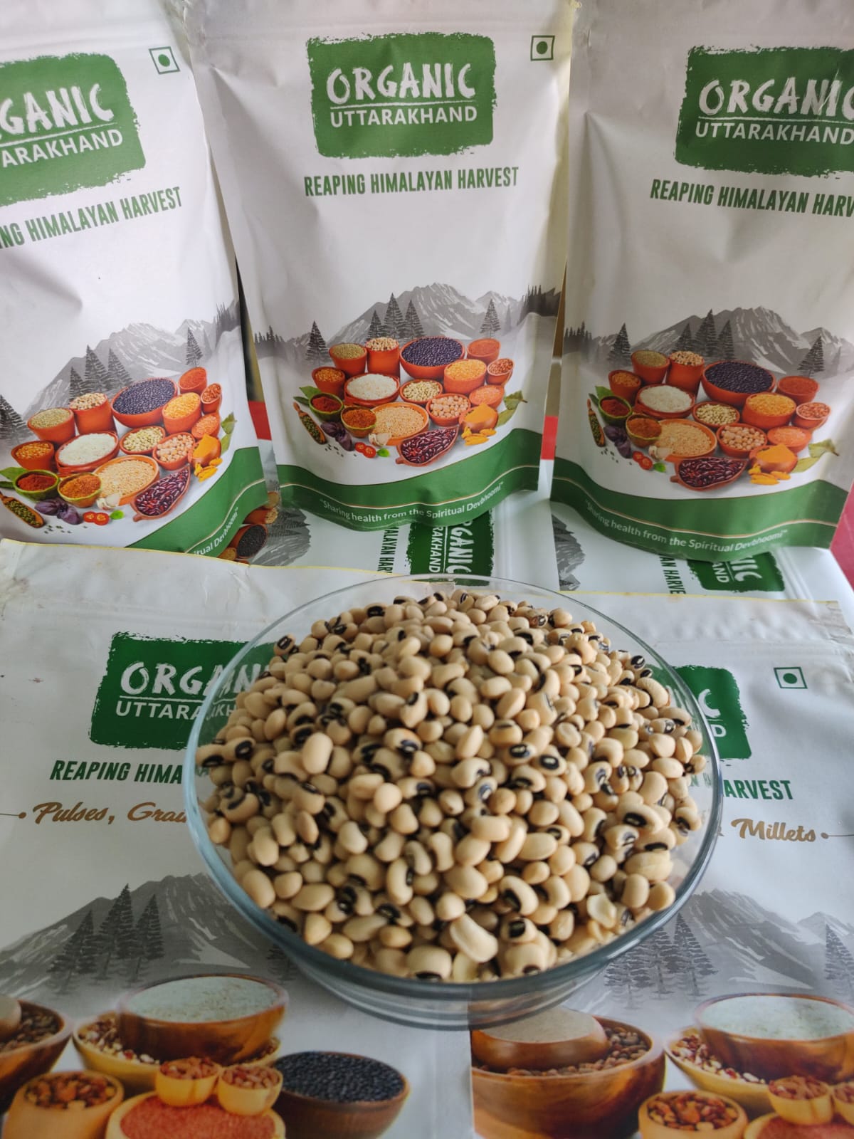 Burash Natural  Cowpea Black Eye / Lobia 500 Gm