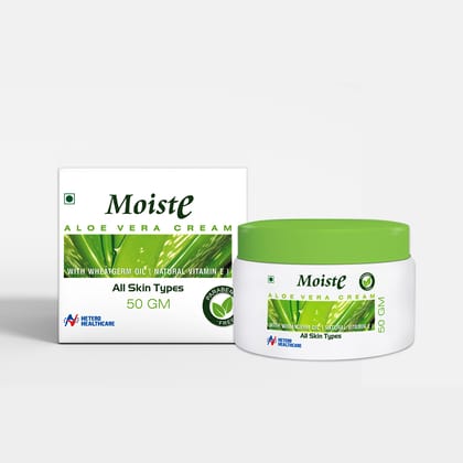 Moiste Aloe Vera Moisturizing Cream (Pack of 4)