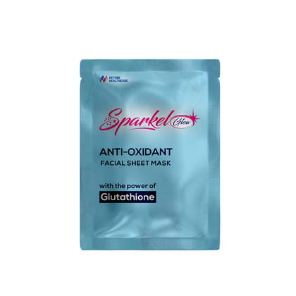 Sparkel Glow - Anti Oxidant Facial Sheet Mask - Pack of 3