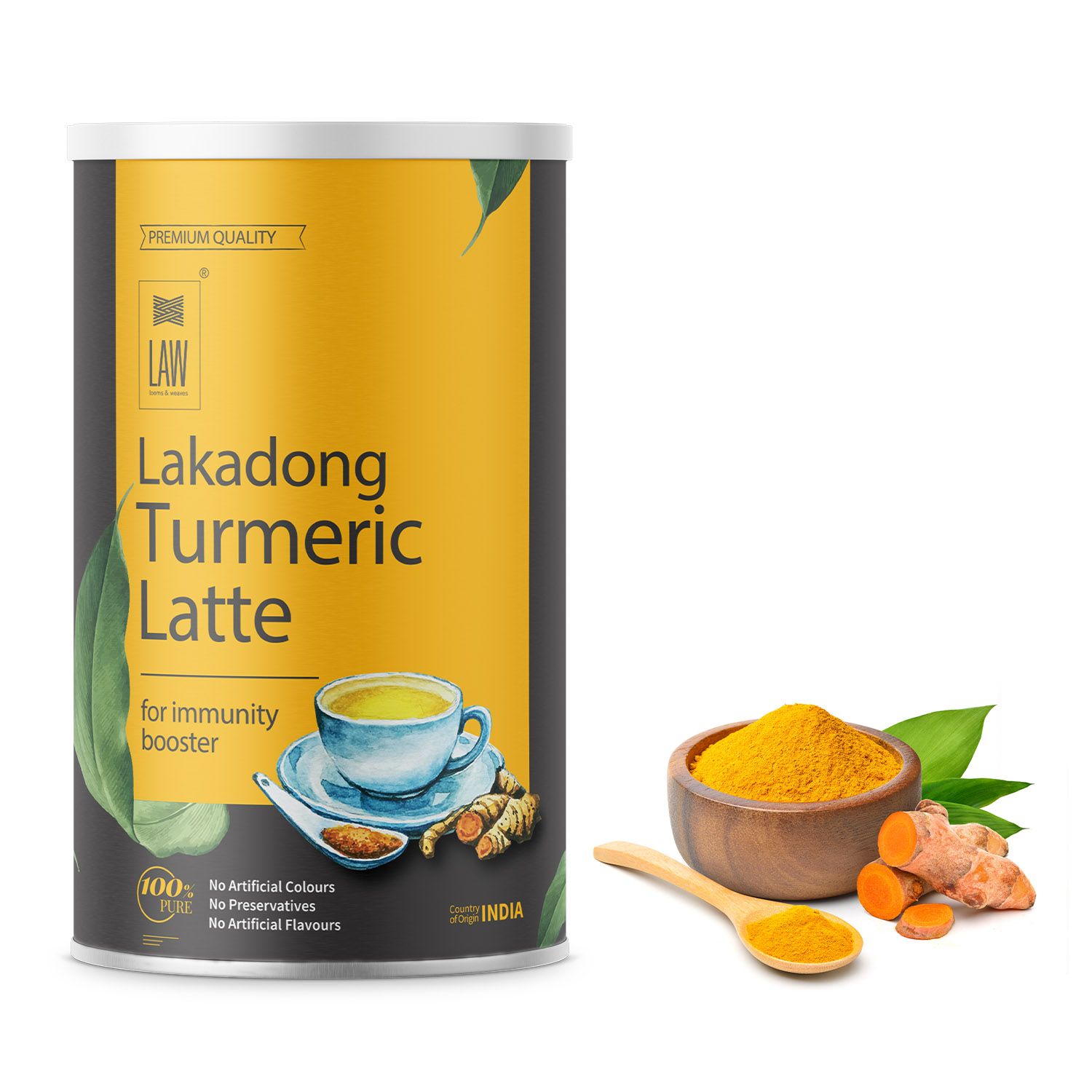 Lakadong Turmeric Latte Powder