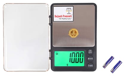 Baijnath Premnath Atom MH888 Palm Scale maximum weight 1kg (1000g) Accuracy 10mg (0.01g) Multipurpose Jewellery and medicine weighing scale (for research)