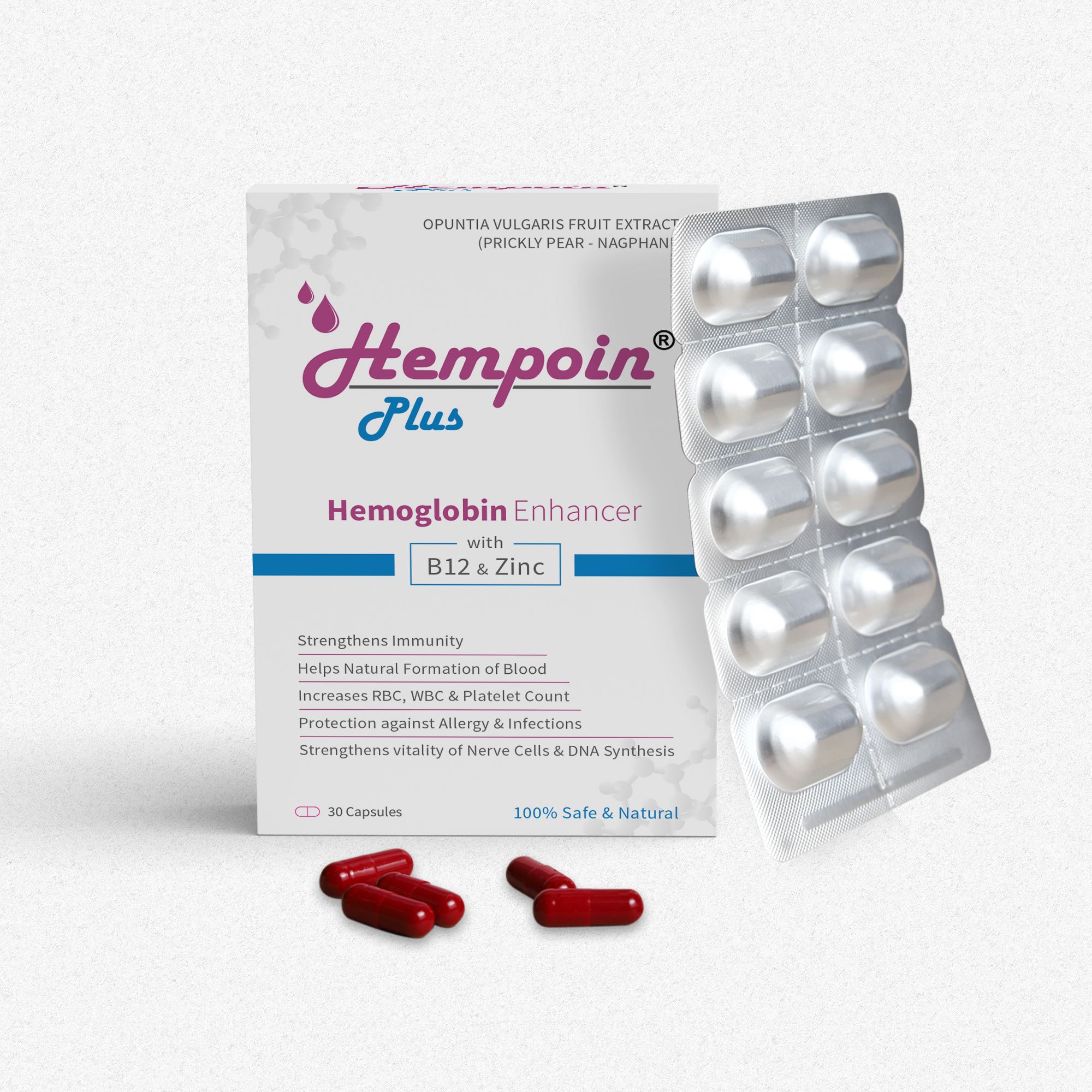 Hempoin Plus with B12 & Zinc