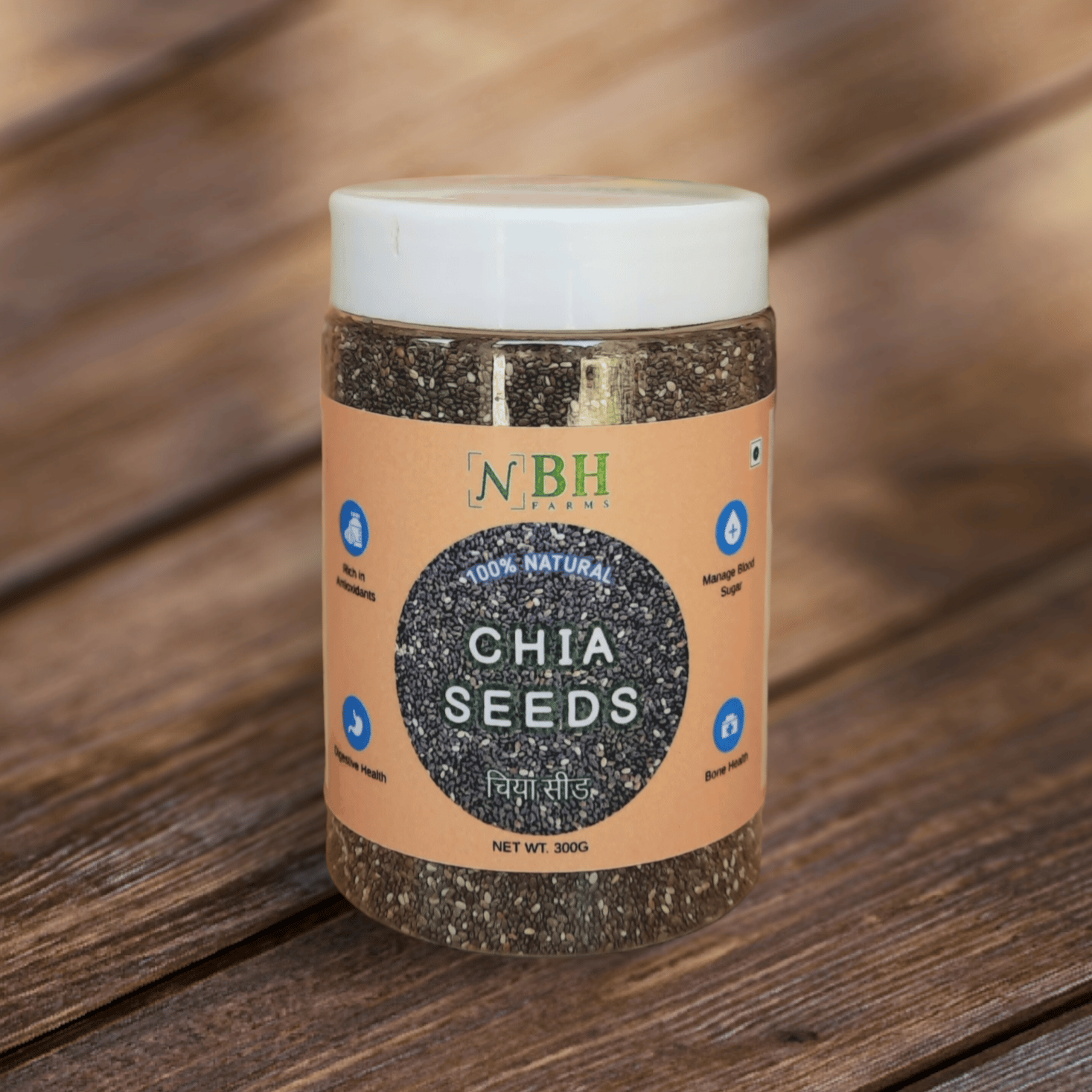 NBH Farms Chia Seeds / Salvia hispanica 600g