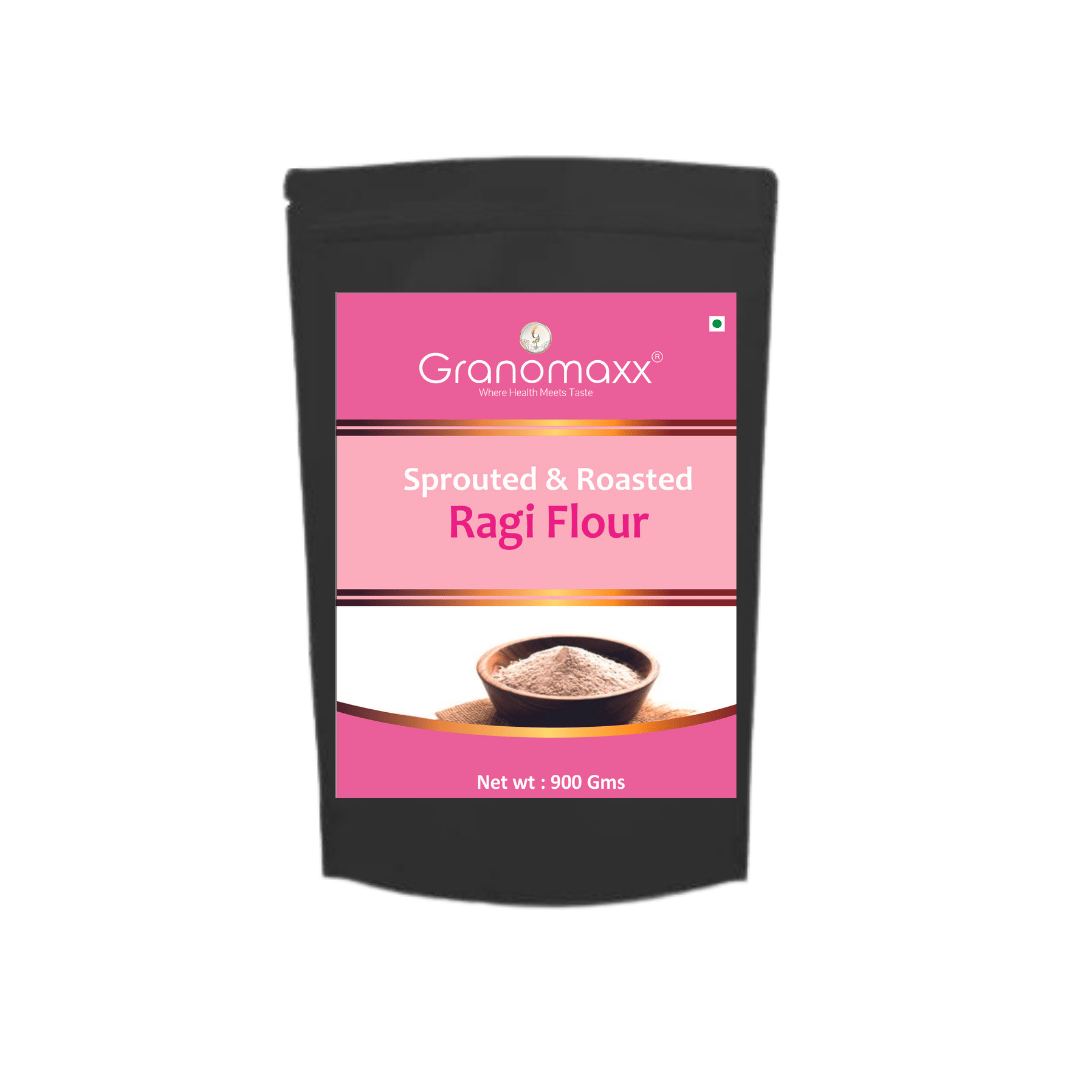 Ragi Flour | Sprouted & Roasted | Naturally Gluten Free | Diet Food For Weight Loss | For Babies and Adults | 900g