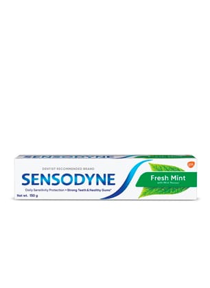 Sensodyne Fresh Mint Sensitive Toothpaste by GlaxoSmithKline Consumer Healthcare 150gm