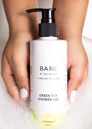 Bare Minimum | Natural Body Wash | With Extracts Of Green Tea, Honey | Sulfate Free Body Wash | No Parabens Body Wash | Organic Body Wash | Body Wash For Women & Men | Chemical Free Shower Gel | 250 ML