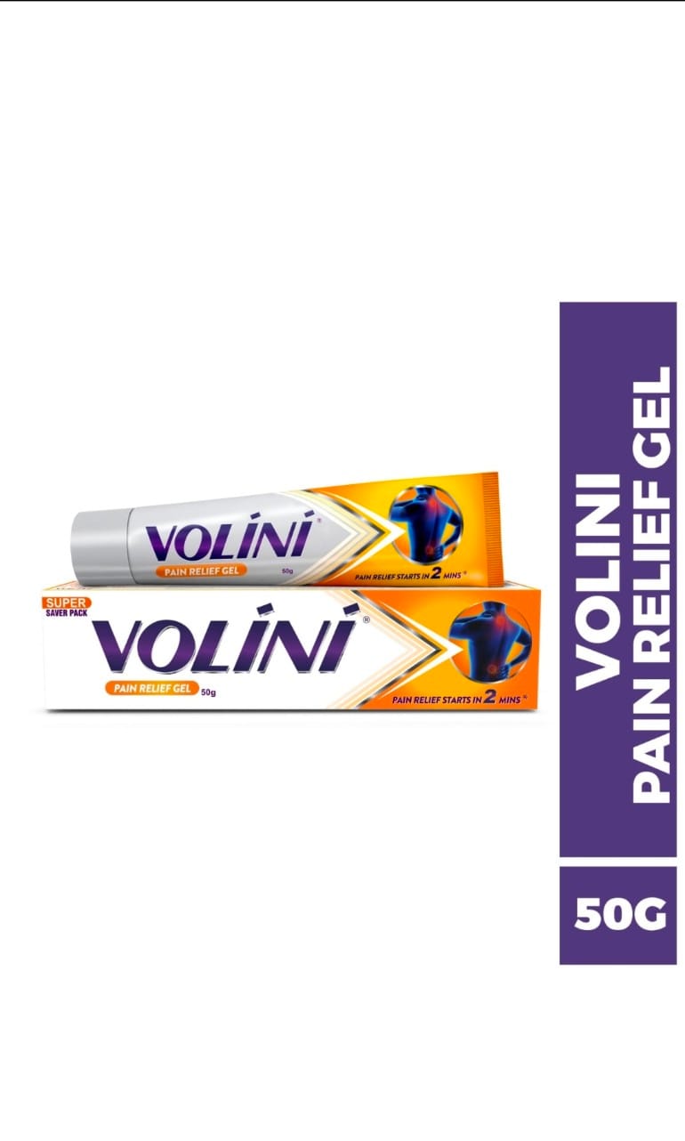 Volini Pain Relief Gel for Muscle, Joint & Knee Pain Gel by Sun Pharmaceutical Industries Ltd 50gm