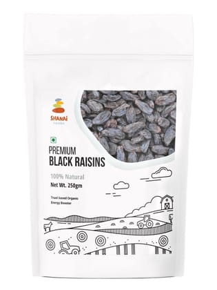 Shanai Foods Premium Seedless Black Raisins 250g