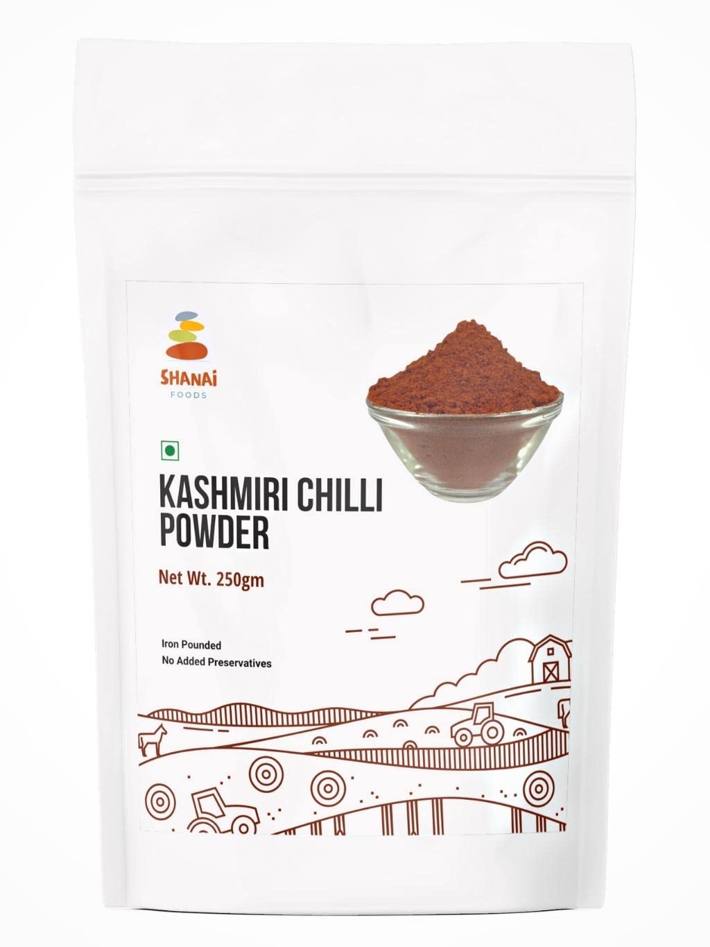 Shanai Foods Kashmiri Red Chilli Powder 500g