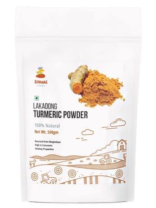 Shanai Foods Lakadong Turmeric Powder 500g