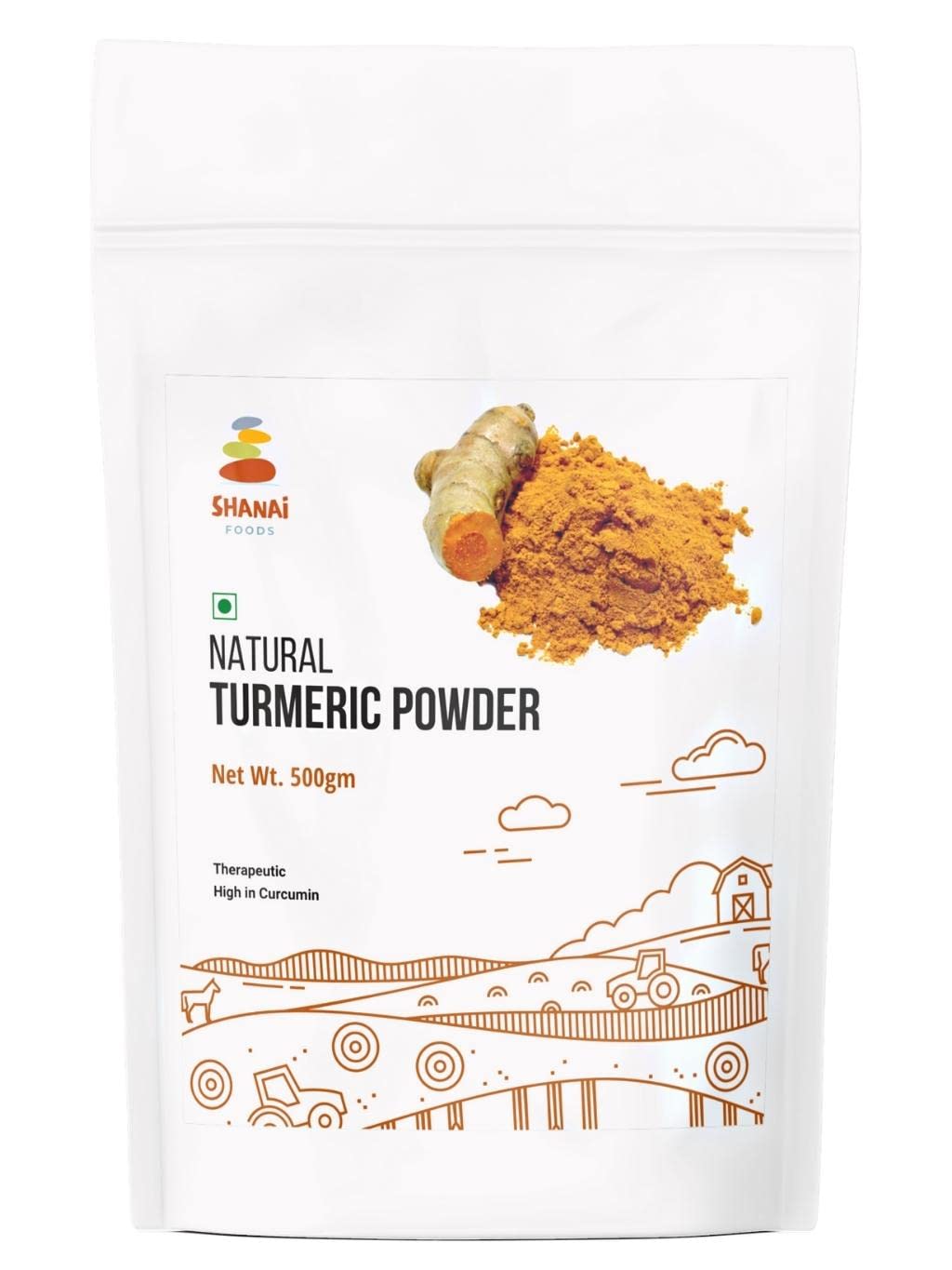 Shanai Foods Natural Turmeric Powder 500g