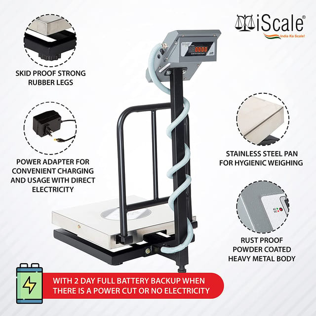 iScale i-17 Weight Capacity 200kg x 20g Accuracy, Chargeable