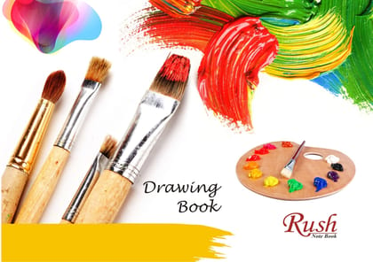 Rush 24 Pages Premium A4 Drawing Book | Art Sketch Book