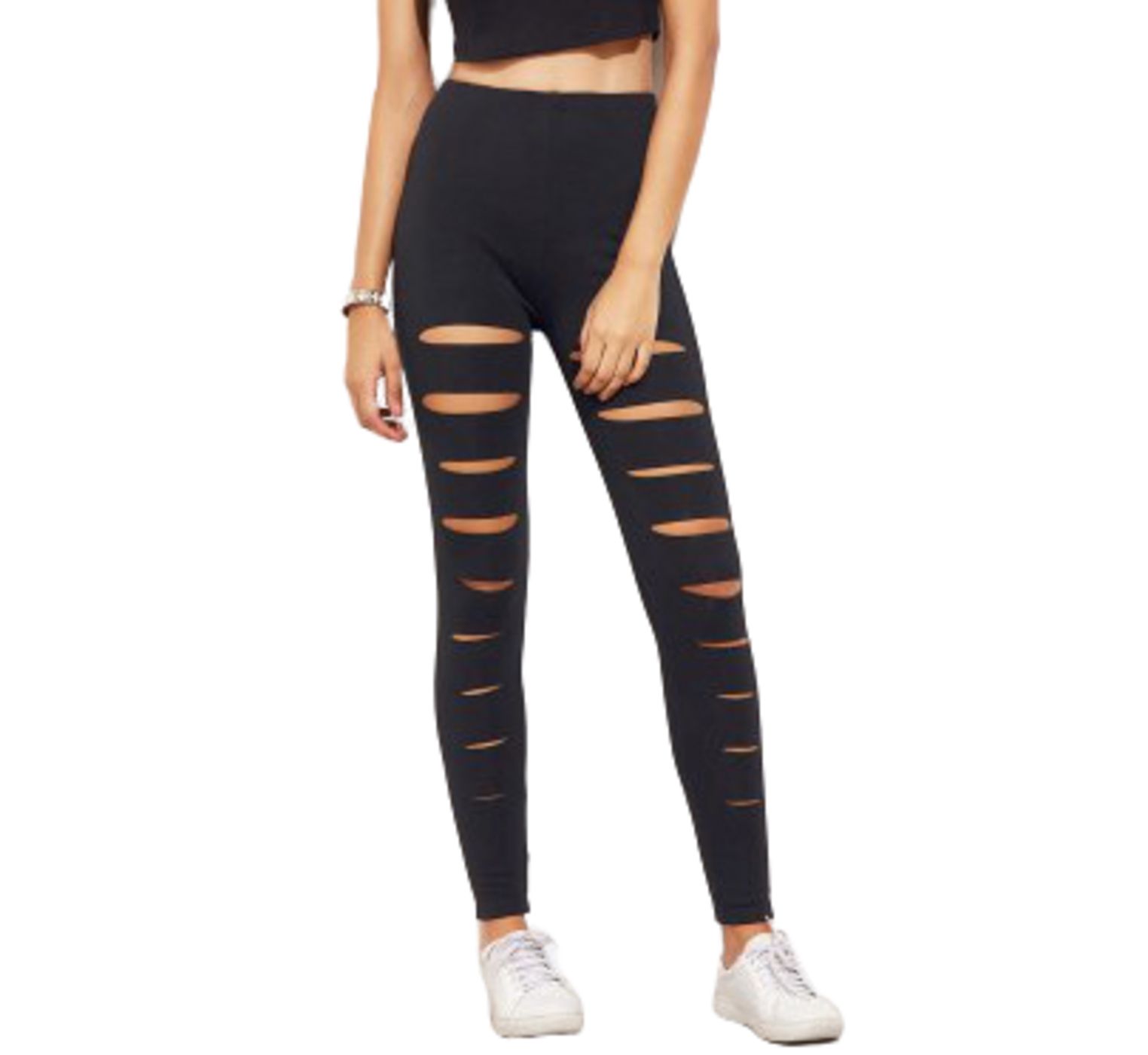 Knee Cut-Out Leggings – Fit and Free Company